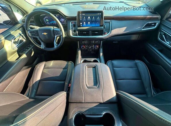 1GNSKFKD2NR207585 2022 CHEVROLET SUBURBAN Charcoal ხელსაწყოთა პანელის ხედი