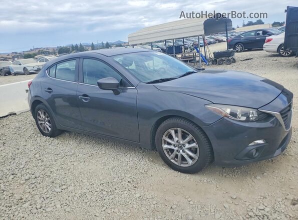JM1BM1M79G1348779 2016 MAZDA 3 Gray Вид спереду