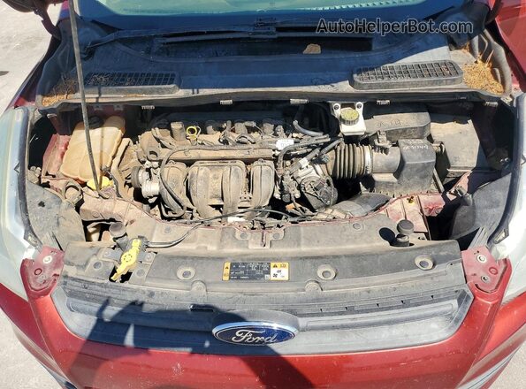 1FMCU0F79GUC58019 2016 FORD ESCAPE Maroon Widok naklejki z numerem VIN