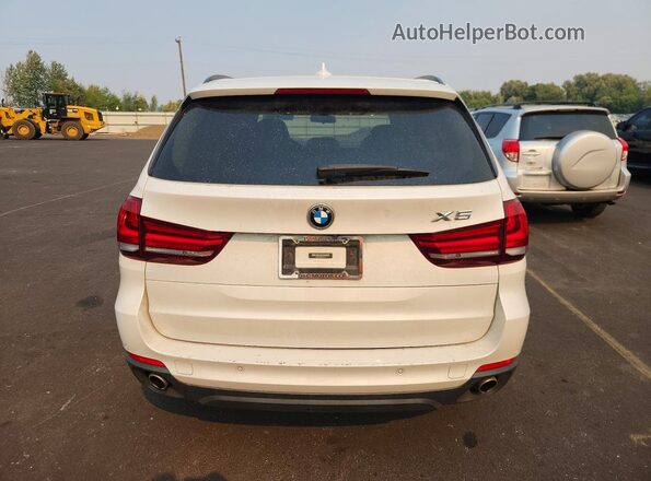 5UXKS4C55G0N15053 2016 BMW X5 White წინა სალონის ხედი