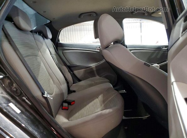 KMHCT4AE4GU977162 2016 HYUNDAI ACCENT Black უკანა სალონის ხედი