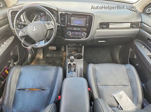 JA4AZ3A34GZ003827 2016 MITSUBISHI OUTLANDER Black Instrument cluster view