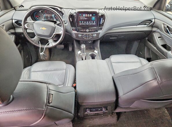 1GNEVHKW6JJ256704 2018 CHEVROLET TRAVERSE Black Widok zestawu wskaźników