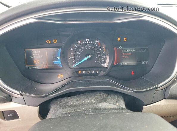 3FA6P0HD0KR243412 2019 FORD FUSION White Vista de los asientos traseros