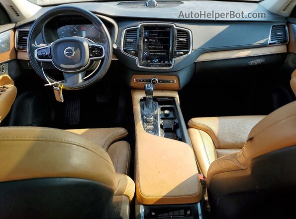 YV4A22PL2G1019113 2016 VOLVO XC90 Blue Vista del cuadro de instrumentos