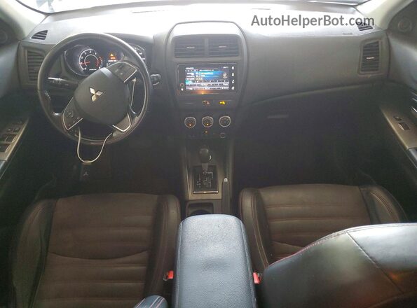 JA4AR3AW2JU000844 2018 MITSUBISHI OUTLANDER Blue Instrument cluster view
