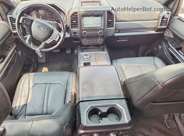1FMJK1KT6JEA36741 2018 FORD EXPEDITION White Widok zestawu wskaźników