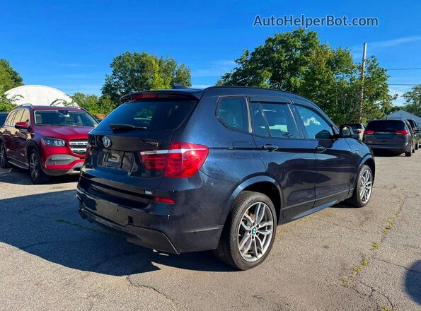 5UXWX9C37H0W79730 2017 BMW X3 Black Front right