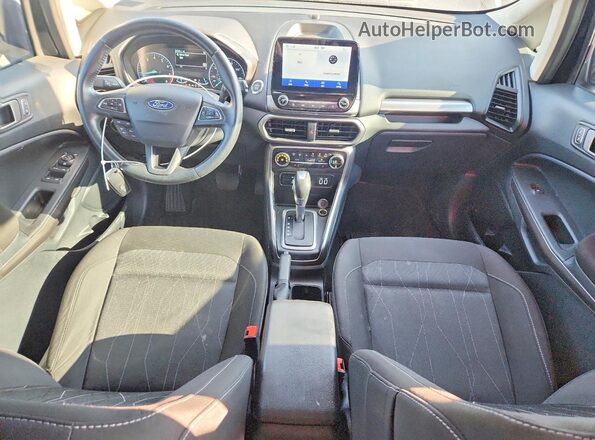MAJ6S3GL5LC387580 2020 FORD ECOSPORT Black Вид щитка приладів