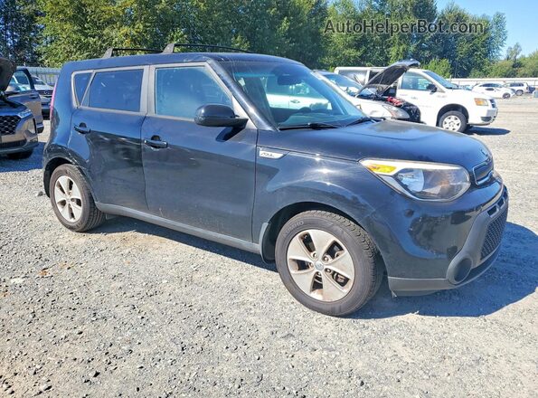KNDJN2A27G7317485 2016 KIA SOUL Black Widok z przodu