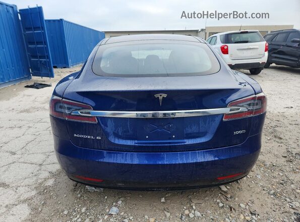 5YJSA1E21HF202865 2017 TESLA MODEL Blue წინა სალონის ხედი