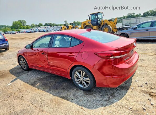 5NPD84LF0HH174084 2017 HYUNDAI ELANTRA Red უკანა მარჯვენა
