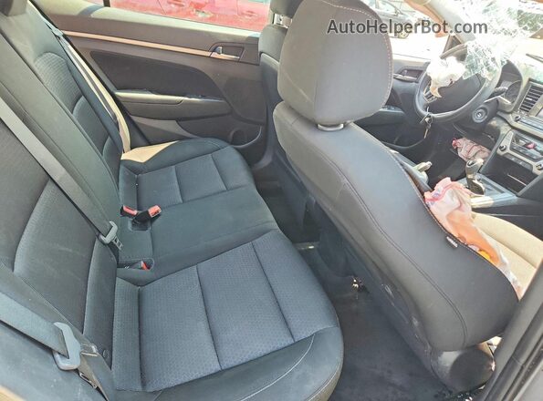 5NPD84LF1JH280730 2018 HYUNDAI ELANTRA Серый Вид задней части салона