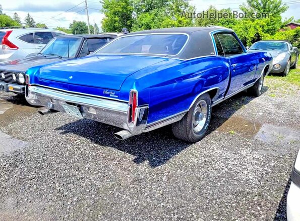 138570B122203 1970 CHEVROLET MONTE CARLO Синий Вид спереди