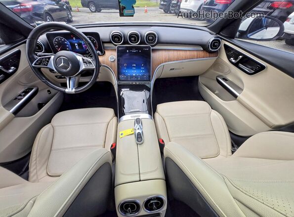 W1KAF4HB4PR082861 2023 MERCEDES-BENZ C-CLASS White Вид задніх сидінь