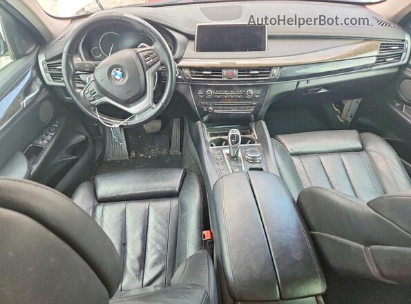 5UXKU0C53G0F92297 2016 BMW X6 White Widok zestawu wskaźników