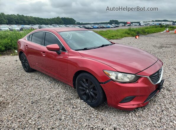 JM1GJ1U56G1407252 2016 MAZDA 6 Red Widok z przodu