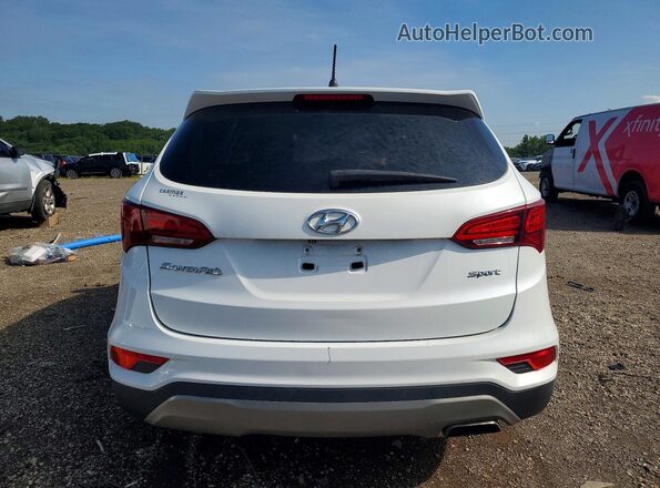 5NMZT3LB7JH061747 2018 HYUNDAI SANTA White Սալոնի դիմացի տեսք