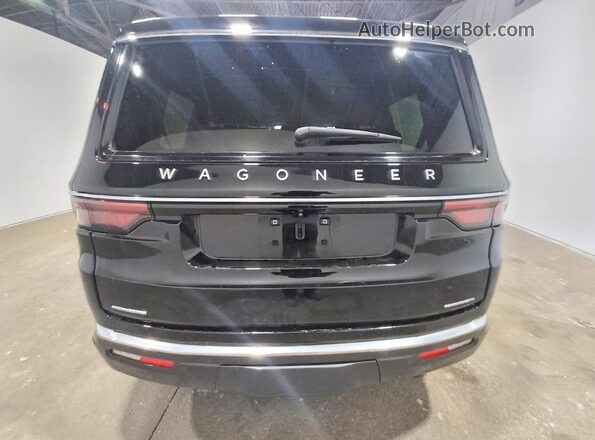 1C4SJVATXNS184256 2022 JEEP WAGONEER Black წინა სალონის ხედი
