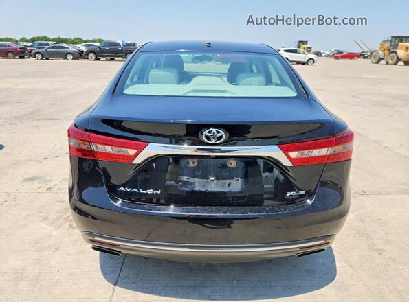 4T1BK1EB2GU212349 2016 TOYOTA AVALON Black Вид салону спереду