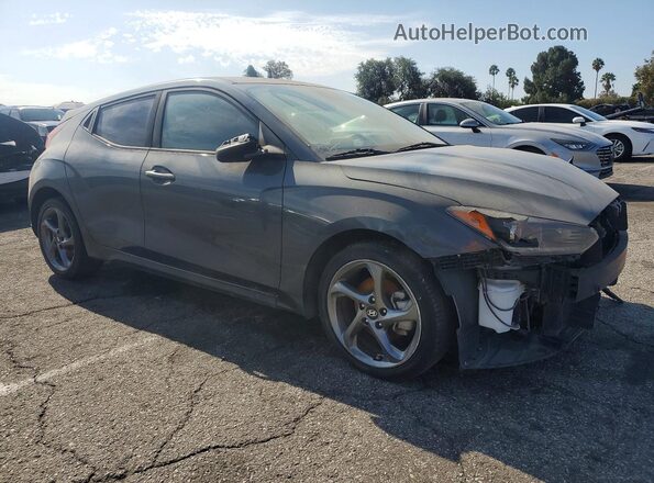KMHTG6AF9KU019944 2019 HYUNDAI VELOSTER Gray Widok z przodu