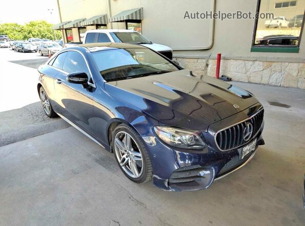 WDD1J6GB0JF019972 2018 MERCEDES-BENZ E Blue უკანა მარცხენა