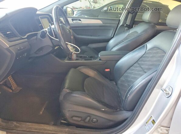 5NPE34AF2JH712392 2018 HYUNDAI SONATA Silver წინა პანელის ხედი