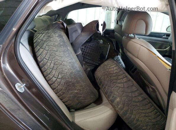 5NPE34AF3GH355040 2016 HYUNDAI SONATA Угольный Вид задней части салона