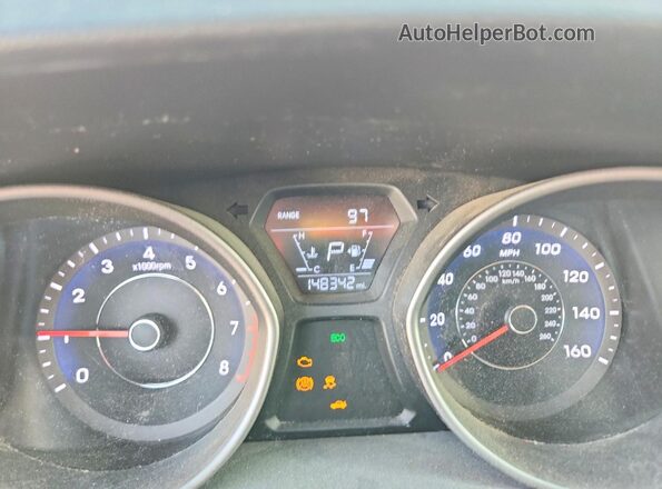 5NPDH4AE4GH750722 2016 HYUNDAI ELANTRA Белый Вид задних сидений