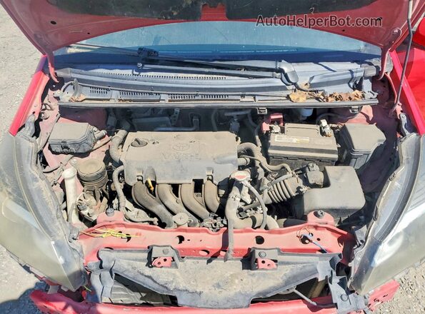 VNKKTUD30GA062568 2016 TOYOTA YARIS Red Շարժիչի բաժամունքի տեսք