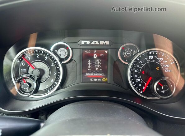 1C6RRFFG7KN917454 2019 RAM 1500 Blue წინა პანელის ხედი