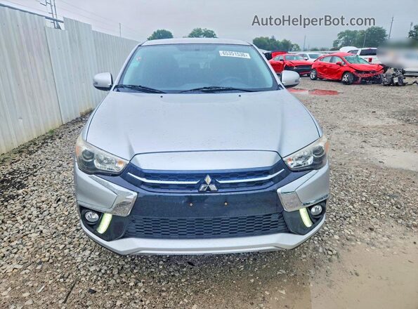 JA4AP4AU1KU012091 2019 MITSUBISHI OUTLANDER Silver Rear view