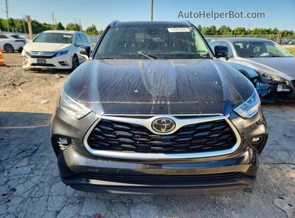 5TDHZRBH8LS508279 2020 TOYOTA HIGHLANDER Black Vista trasera