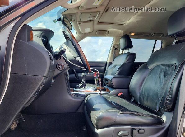 JN8AZ2NF4K9681981 2019 INFINITI QX80 Gray Widok deski rozdzielczej