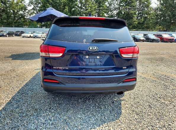5XYPGDA34JG343643 2018 KIA SORENTO Blue Front interior view