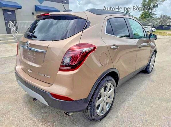 KL4CJCSM3KB734676 2019 BUICK ENCORE Tan Przód prawy