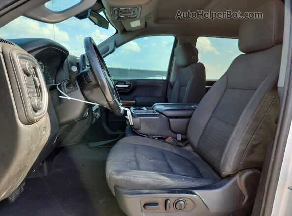 1GCPWCEK6KZ389394 2019 CHEVROLET SILVERADO Silver Dashboard view