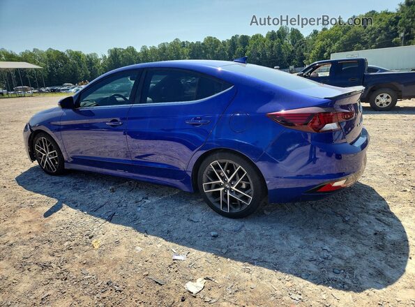 KMHD04LB1LU993975 2020 HYUNDAI ELANTRA Blue Trasero derecho