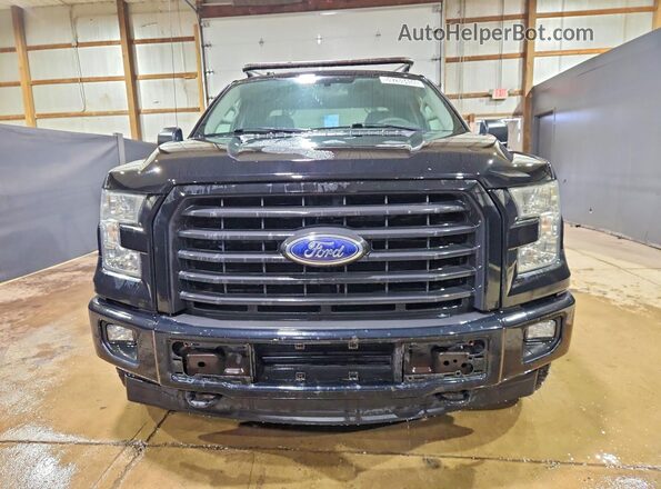 1FTEX1EP4HFA22976 2017 FORD F150 Черный Вид сзади