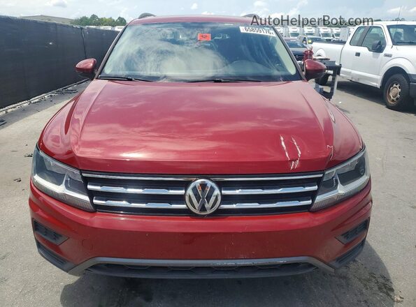 3VV3B7AXXMM031689 2021 VOLKSWAGEN TIGUAN Красный Вид сзади