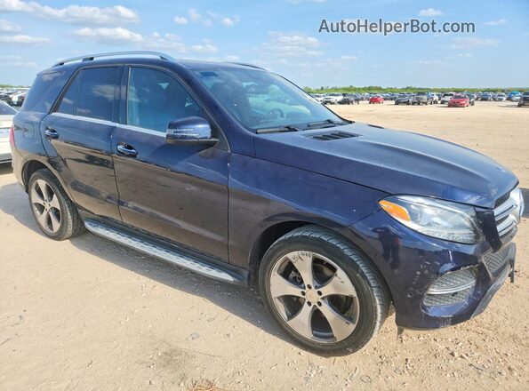 4JGDA5JB6GA681289 2016 MERCEDES-BENZ GLE Blue Widok z przodu