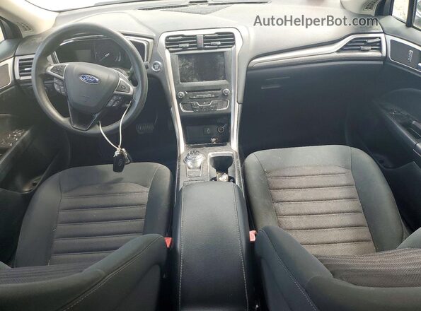 3FA6P0H79HR355516 2017 FORD FUSION Белый Вид щитка приборов