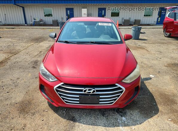 5NPD84LF0HH174084 2017 HYUNDAI ELANTRA Red უკანა ხედი