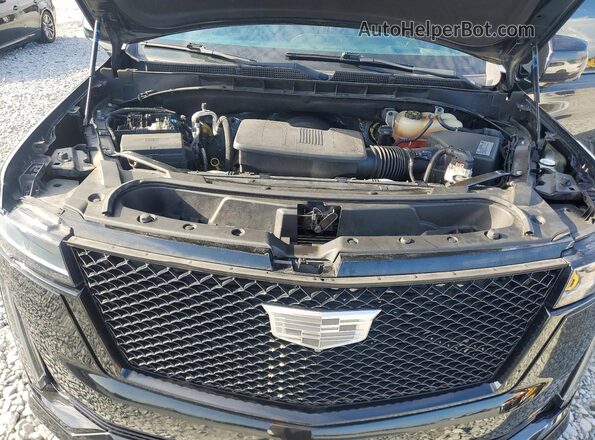 1GYS4RKL7MR431391 2021 CADILLAC ESCALADE Black Widok naklejki z numerem VIN