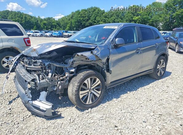JA4APUAU1MU004009 2021 MITSUBISHI OUTLANDER Gray უკანა მარცხენა