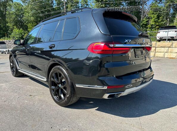 5UXCW2C03M9H82428 2021 BMW X7 Black Հետևի աջ