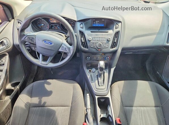 1FADP3F27GL320020 2016 FORD FOCUS Красный Вид щитка приборов