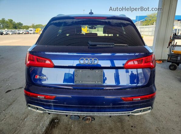 WA1A4AFY4J2148602 2018 AUDI SQ5 Blue Front interior view