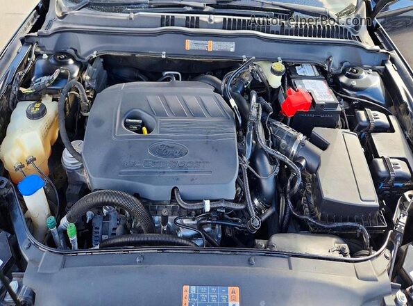 3FA6P0HD3HR244451 2017 FORD FUSION Black ძრავის განყოფილების ხედი