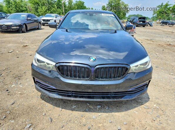 WBAJB1C57JB084753 2018 BMW 5 SERIES Black Vista trasera